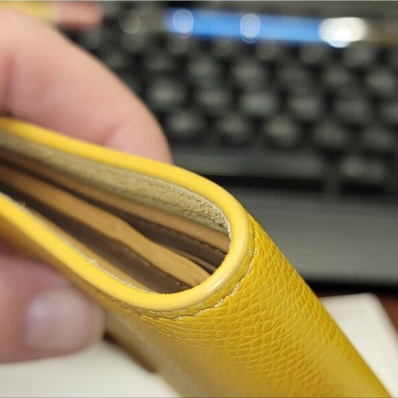 Celine Medium Strap Wallet in Yellow Gold - Picture 8 of 8